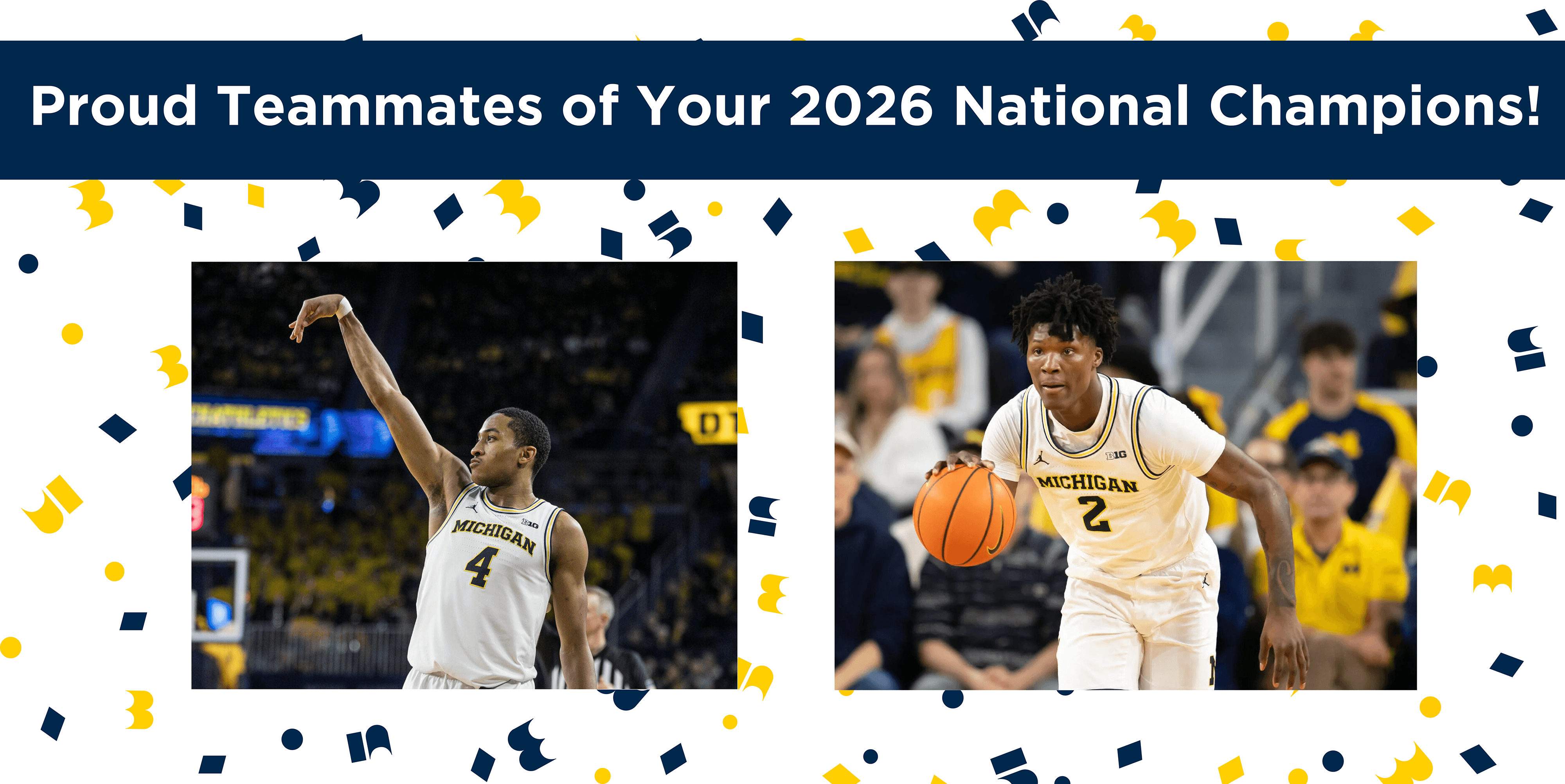 Proud teammates of Your 2026 National Champions